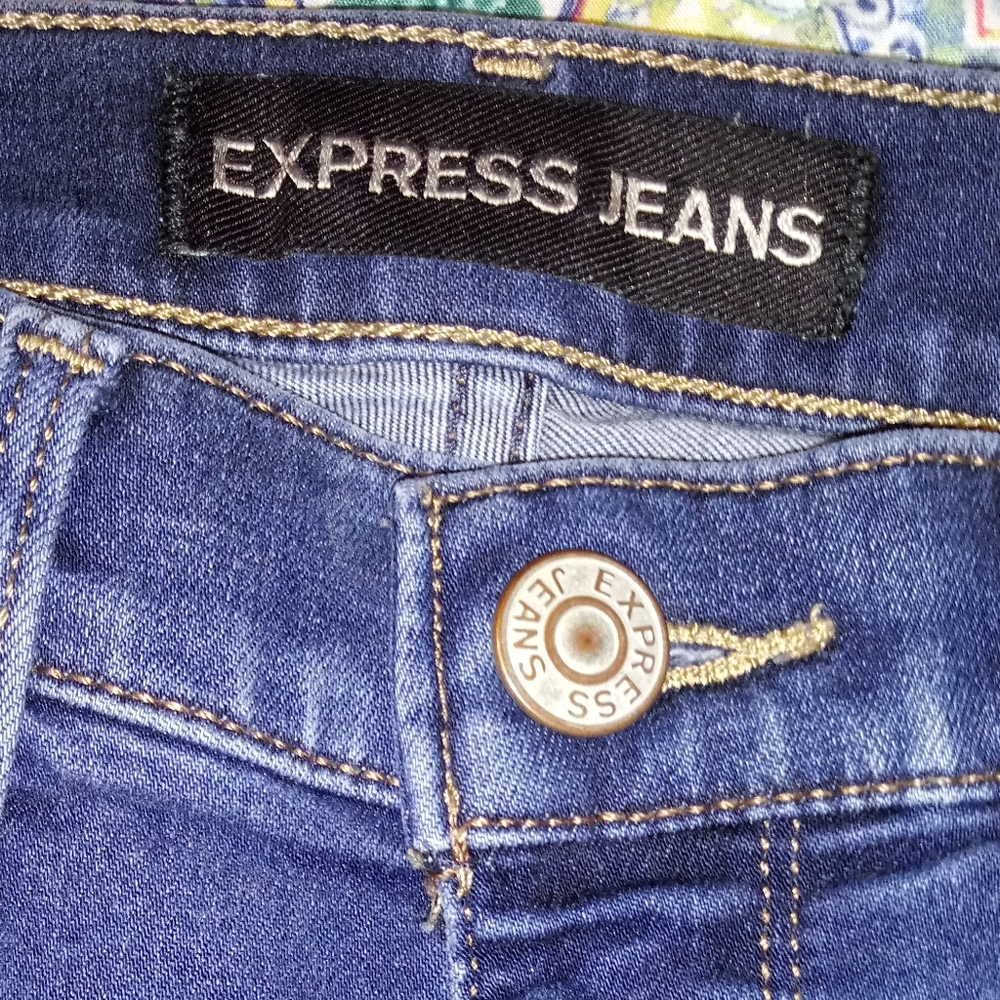 🔥Express distressed Skinny Jeans - Picture 3 of 5